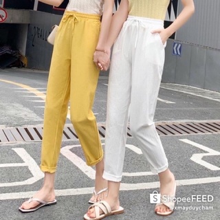 Quần baggy đũi thắt nơ