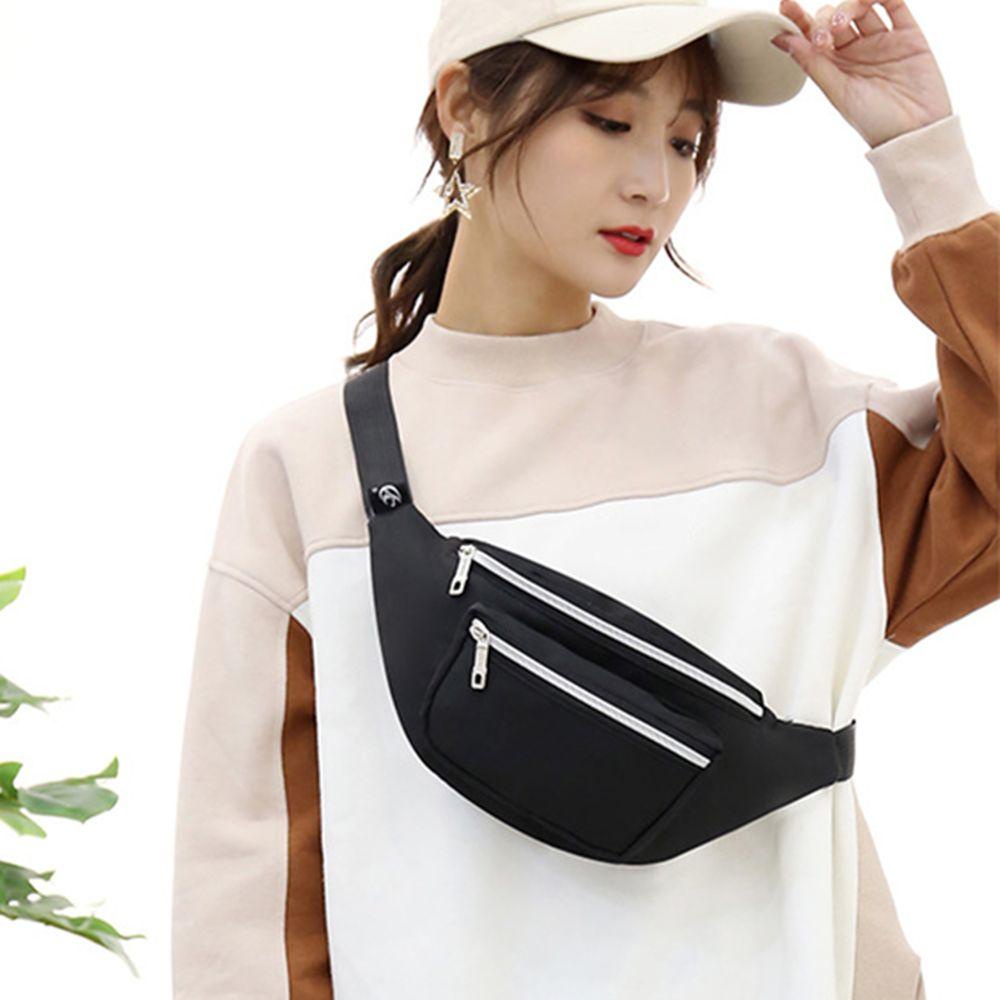 Túi Đeo Hông Vải Canvas Cỡ Lớn Phong Cách Hiphop Thời Trang