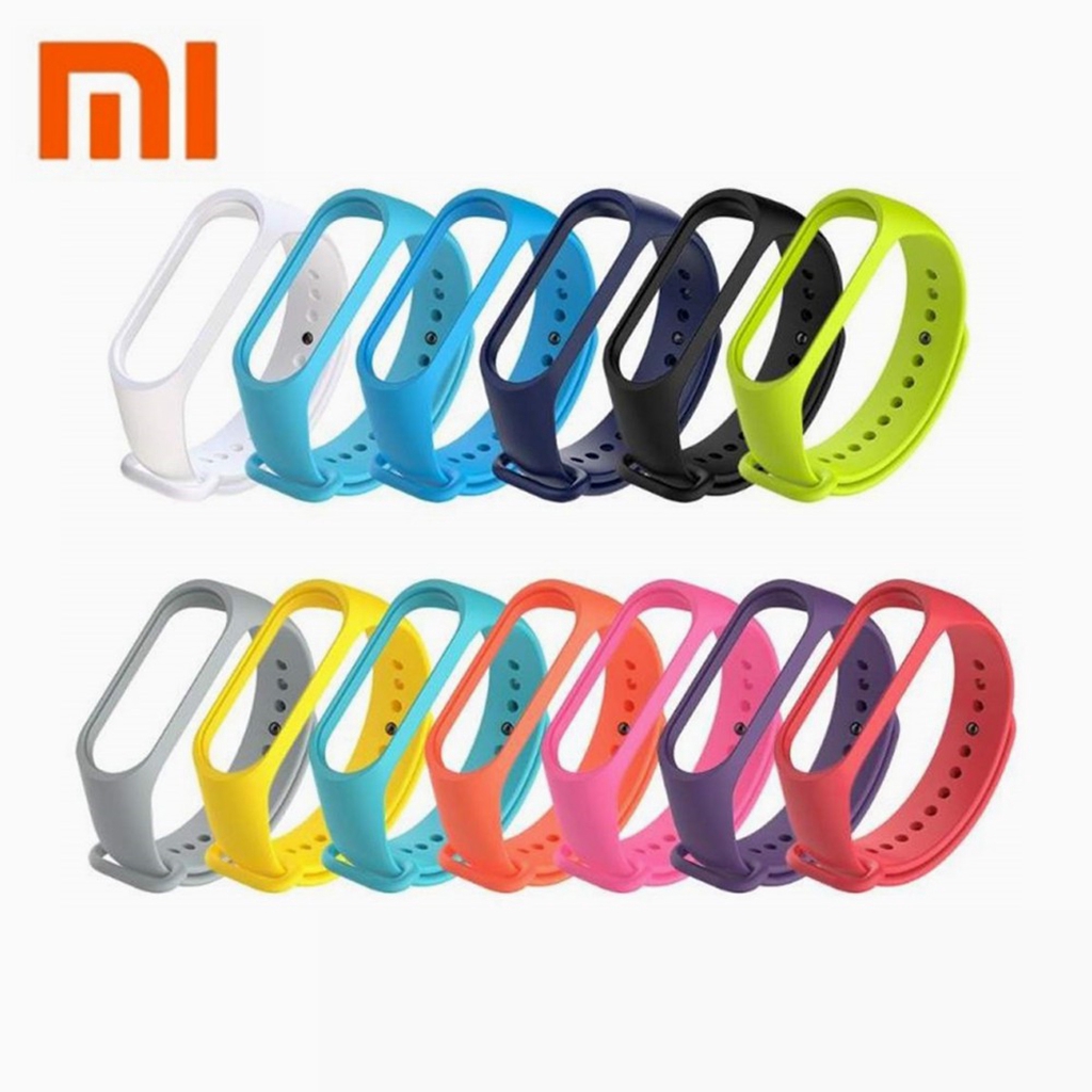 1 Dây Đeo Silicone Thay Thế Cho Đồng Hồ Thông Minh XiaoMi Mi Band 4 3 4 3 Mi Band 4 3 M3 M4