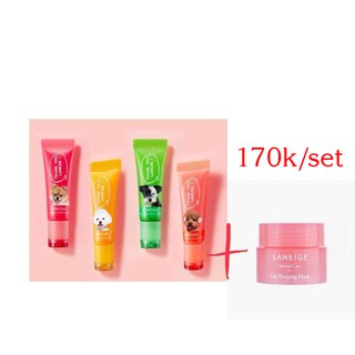 SET son dưỡng + mask ngủ môi Laneige