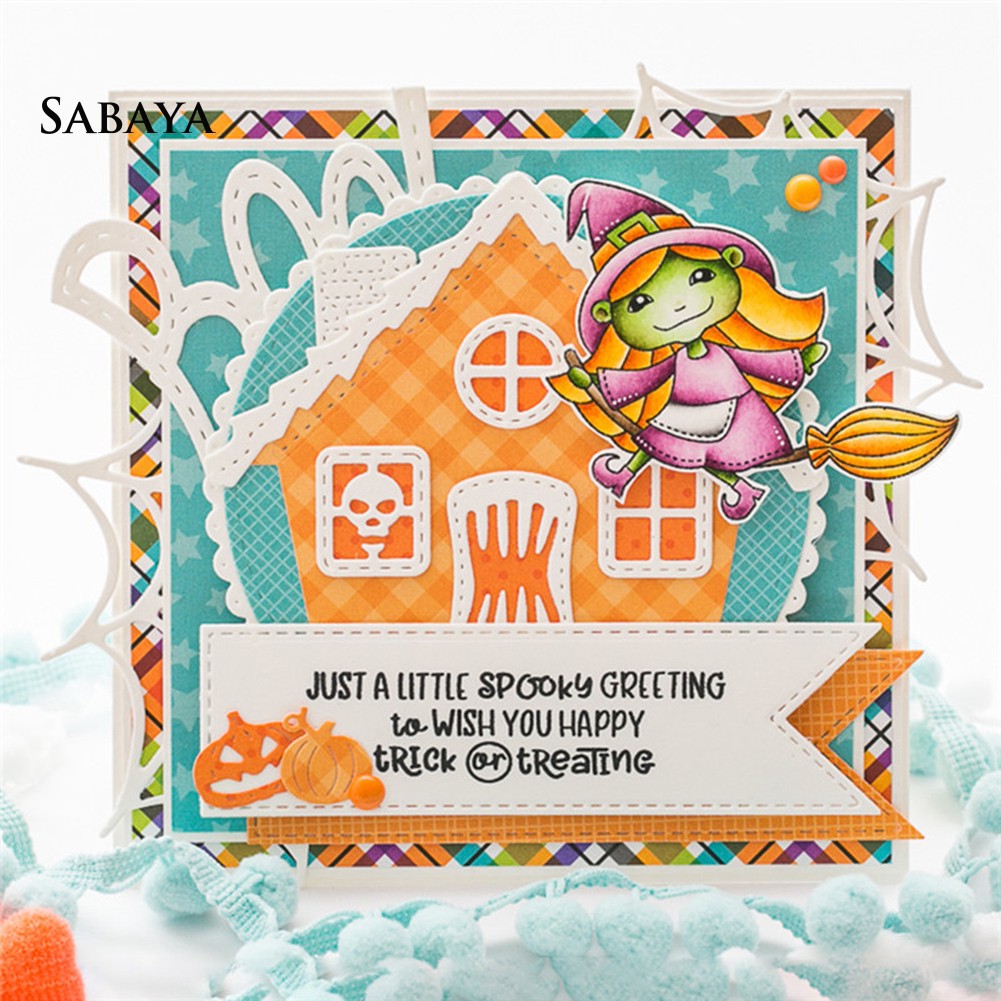 Khuôn Cắt Giấy Làm Từ Kim Loại Tạo Khung Viền Ren Hoa Trang Trí Scrapbook