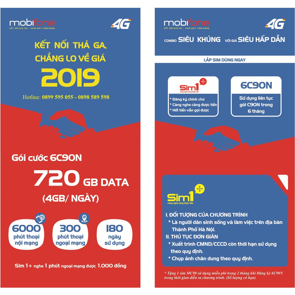 Sim Mobifone 6C90N
