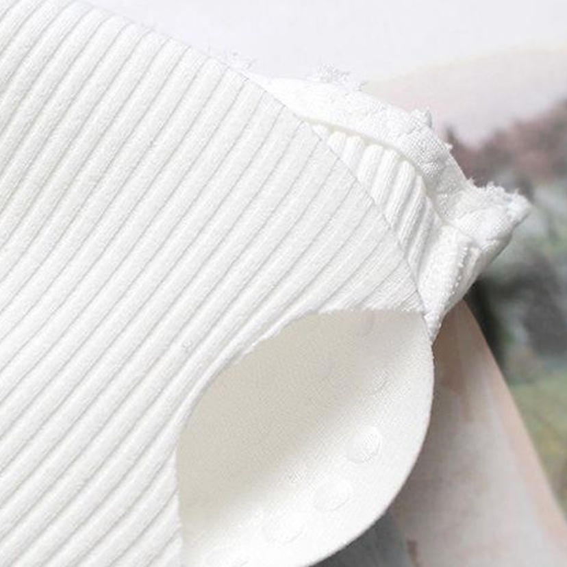 Áo Lót Ngực Bra Quây Gân Tăm Cài sau Cotton 2 Dây Học Sinh DAN L&amp;U A636