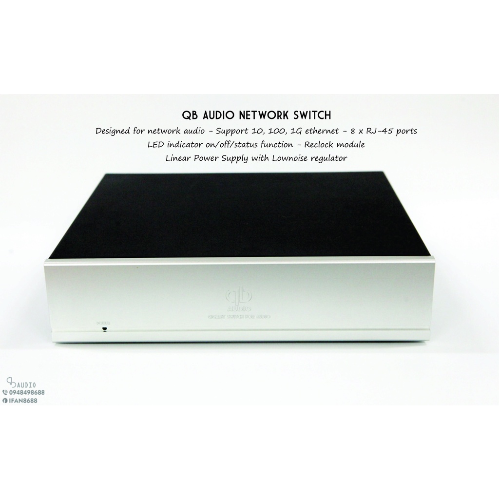 Gigabit Switch Audio QBAUDIO