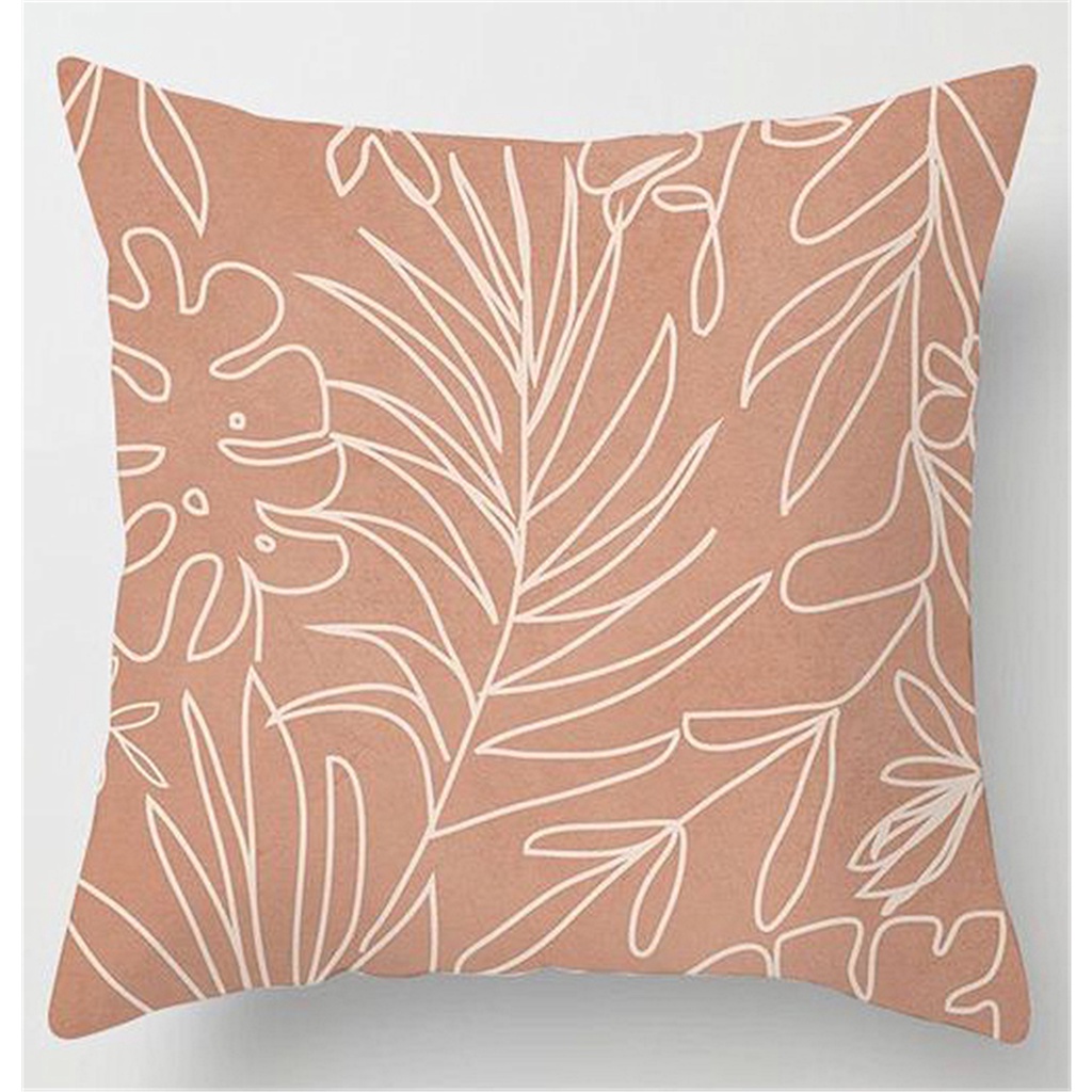 Vỏ gối hình vuông họa tiết hình học cỡ 40x40/45x45/50x50/60x60 trang trí nhà cửa