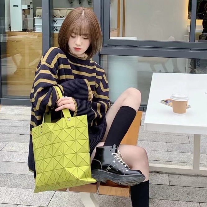 Túi Xách Đeo Vai Cỡ Lớn 6 Ngăn Họa Tiết Hình Học Mới Cho Nữ777777