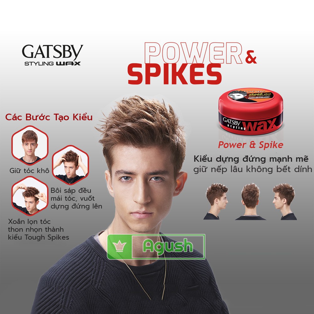 Sáp Vuốt Tóc Nam Tạo Kiểu Gatsby Styling Wax 75g