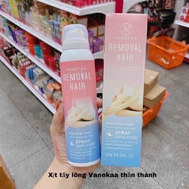 XỊT TẨY LÔNG VANEKAA