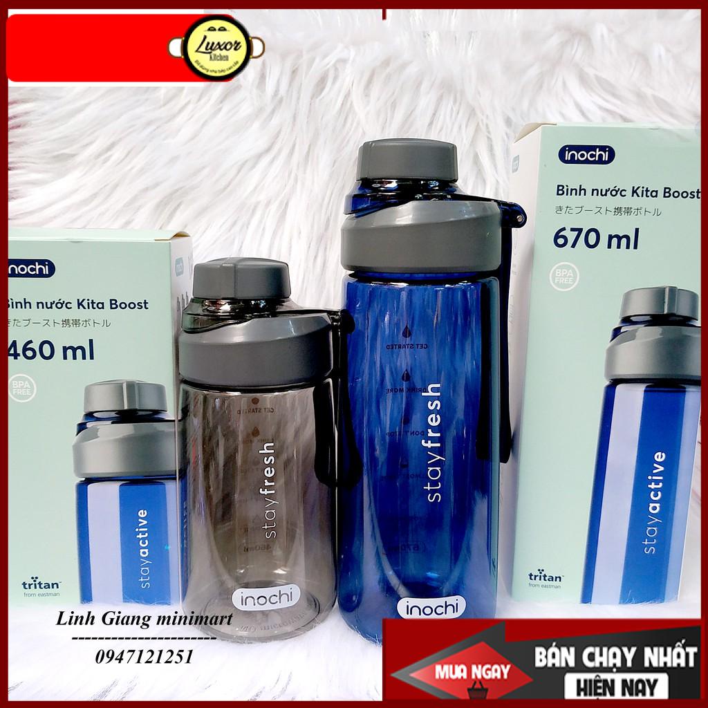 Bình nước Inochi chịu nhiệt Kita Boost  Inochi Việt Nam 460ml 670ml