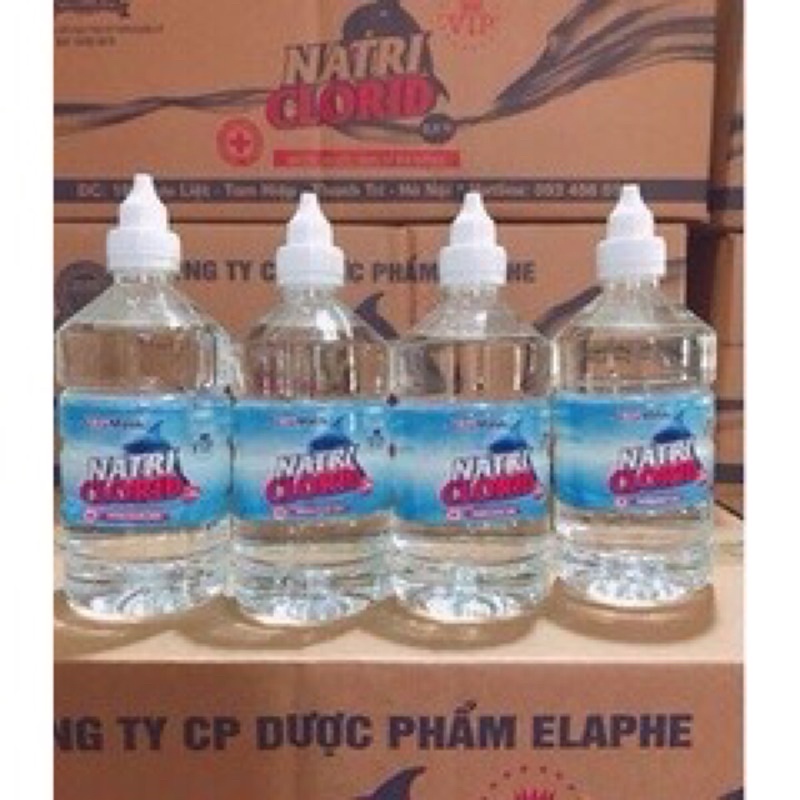 Nước muối sinh lý Quốc Dân chai 500ml