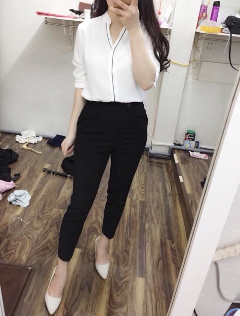 Áo sơ mi viền vnxk dài tay | BigBuy360 - bigbuy360.vn