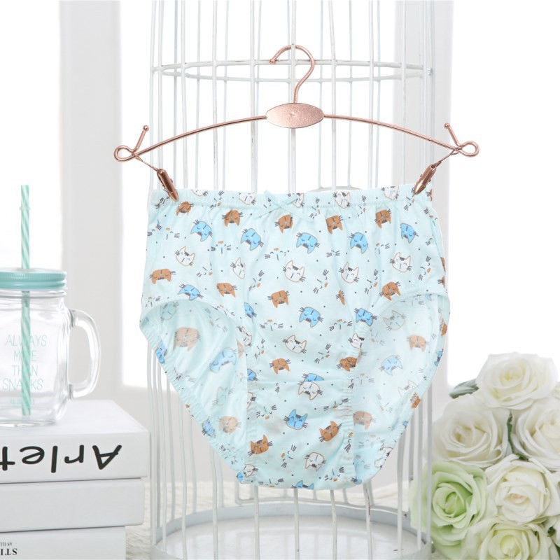 Sét 5 quần lót bé gái tam giác xuất Hàn vải Cotton HT01