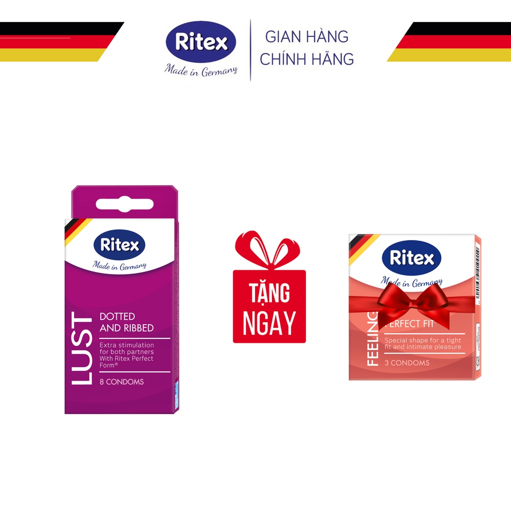 BAO CAO SU RITEX LUST - GÂN & GAI (HỘP 8 CHIẾC)