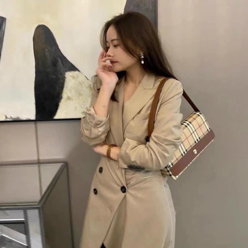 Túi BBR kẹp nách kẻ size 28 fullbox