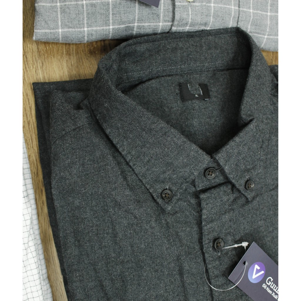Sơ mi nam flannel Uniqlo (nhiều màu size L, XL)