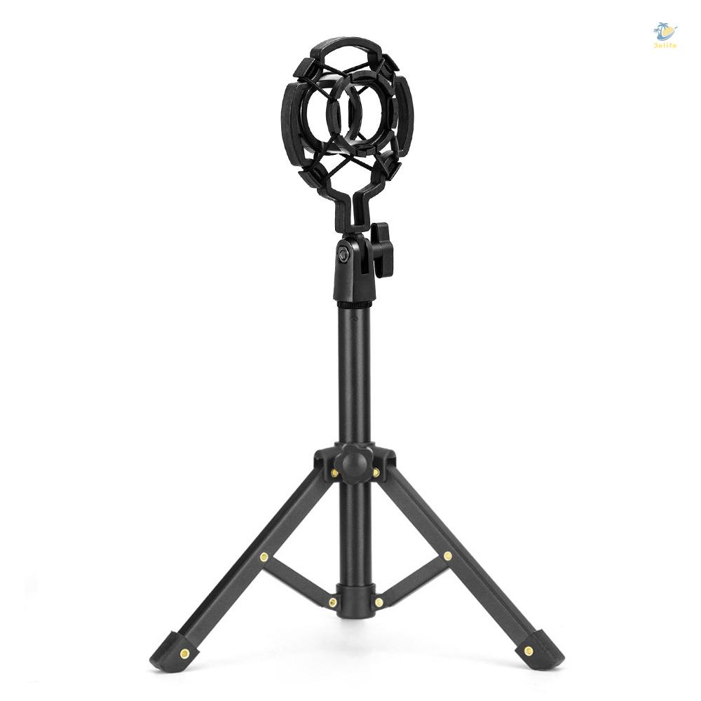 Giá Đỡ Ba Chân Bằng Kim Loại Cho Micro Để Bàn Có Thể Tái Sử Dụng Cho Live Stream 6