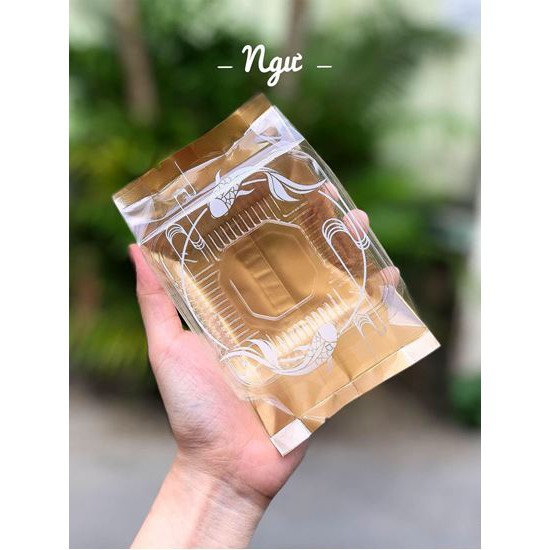 Bộ 100 khay túi trung thu mẫu sơn, hạc, ngư 150gr