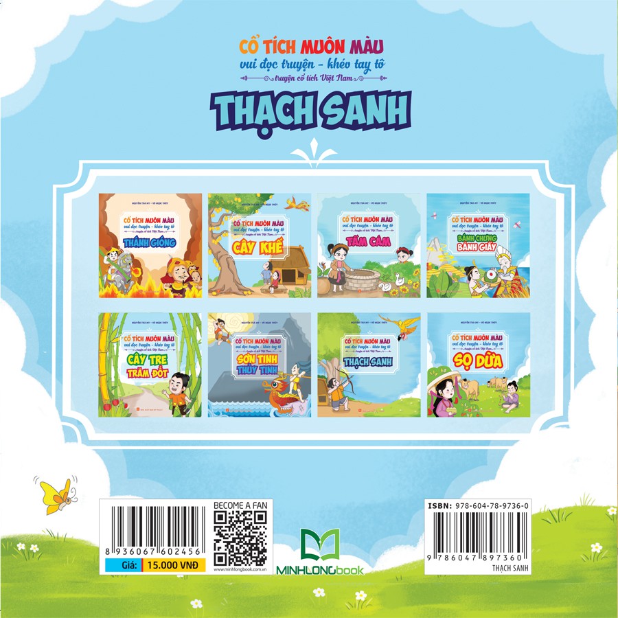 Sách: Cổ Tích Muôn Màu - Vui Đọc Truyện -  Khéo Tay Tô - Truyện Cổ Tích Việt Nam: Thạch Sanh