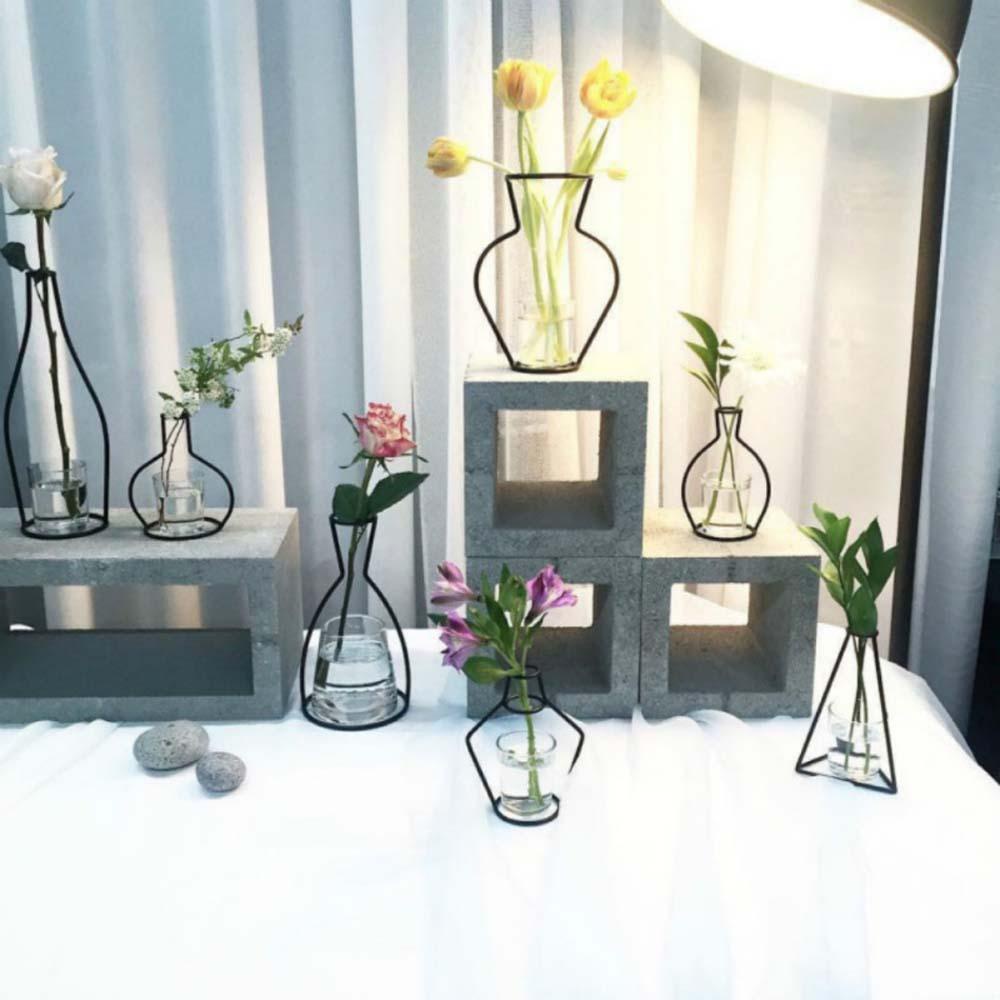 Giá Đỡ Chậu Hoa Bằng Kim Loại Phong Cách Bắc Âu Hiện Đại Sáng Tạo Dành Cho Trang Trí