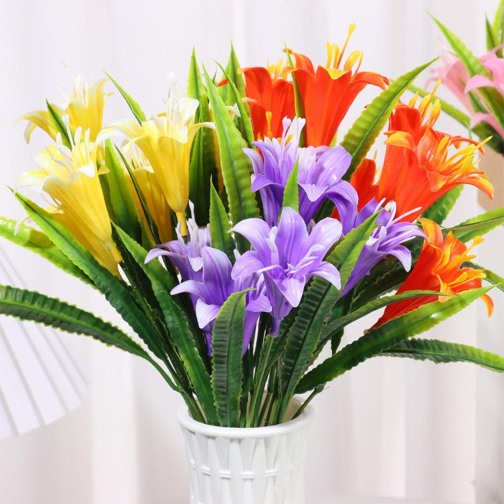 LANSEL Bó Hoa Tử Đinh Hương 7 Lá Ba Tư 33cm Trang Trí Nhà Cửa