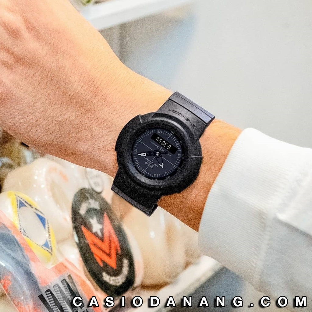 Đồng hồ nam dây nhựa Casio G-Shock chính hãng Anh Khuê AW-500BB-1EDR