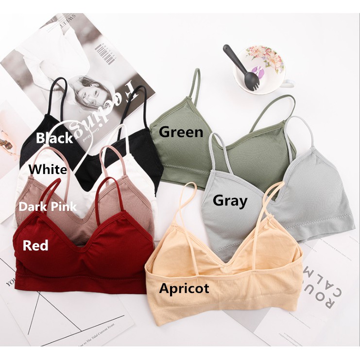 SUXI Áo ngực không gọng mềm mại kiểu Hàn Quốc dành cho nữ