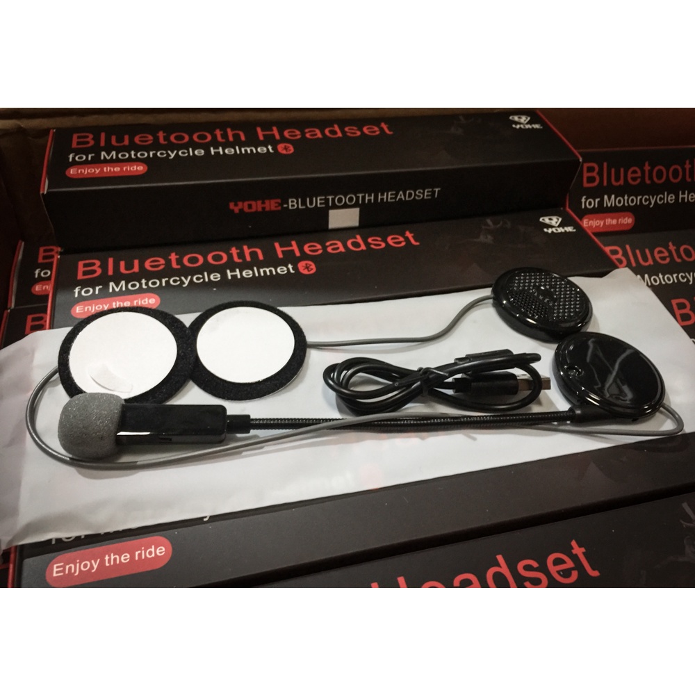 Tai nghe Bluetooth Yohe lắp mũ bảo hiểm Fullface & mũ 3/4 - BIKER 176 - Mũ bảo hiểm Vũng Tàu