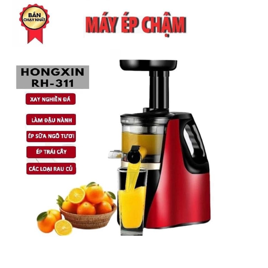 MÁY ÉP TRÁI CÂY CỦ QUẢ/ MÁY ÉP CHẬM HONGXIN RH-311 CHÍNH HÃNG