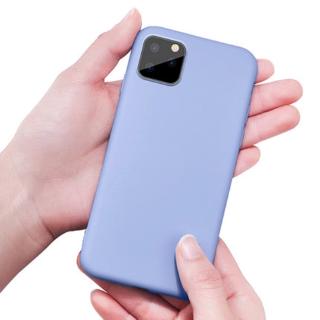 Liquid Silicone Casing iPhone 11 Pro Max【With Liquid Strap】Soft Candy Color TPU Cover Case