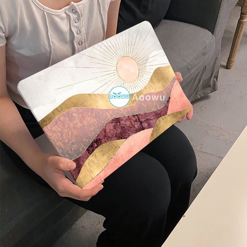 Mới Ốp Máy Tính Bảng Có Logo Cho MacBook Air 13 inch A2337 M1 A2179 A1932 Pro 13 14 16 inch A2338 A2251 A2289 A2442 A2485