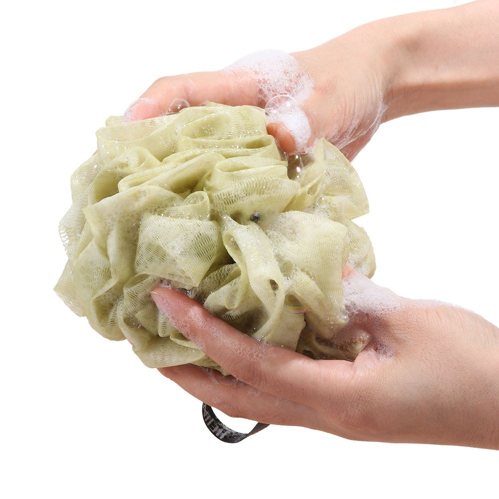 Bóng tắm bằng lưới nilon mềm tẩy tế bào chết làm sạch cơ thể nhiều màu sắc
