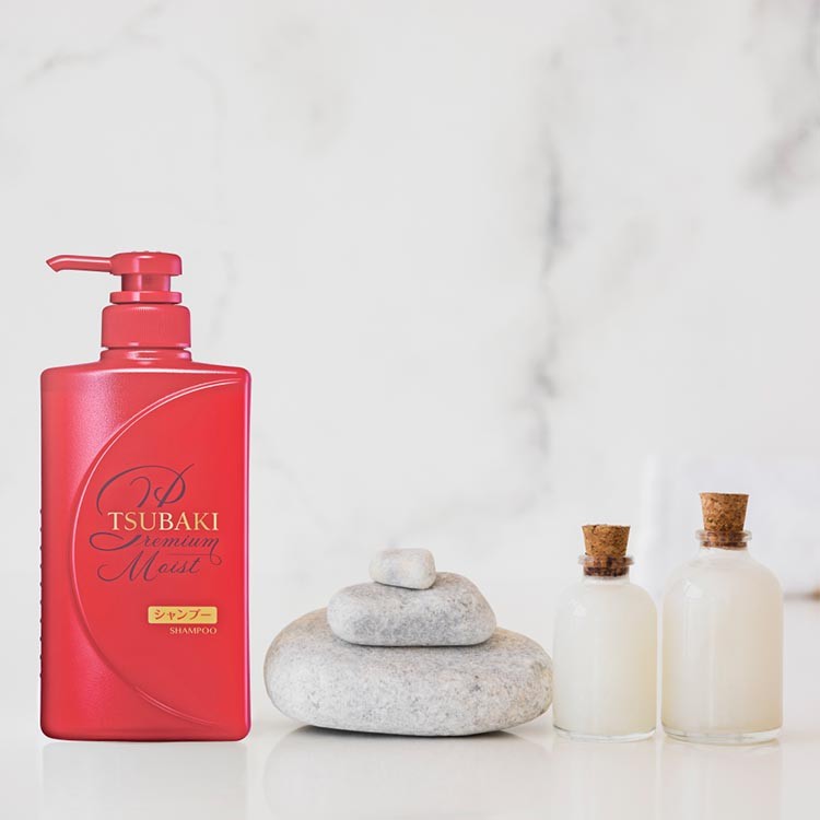 Dầu Gội Tsubaki Premium Moist Shampoo Dưỡng Tóc Bóng Mượt 490ml - Từ Hảo
