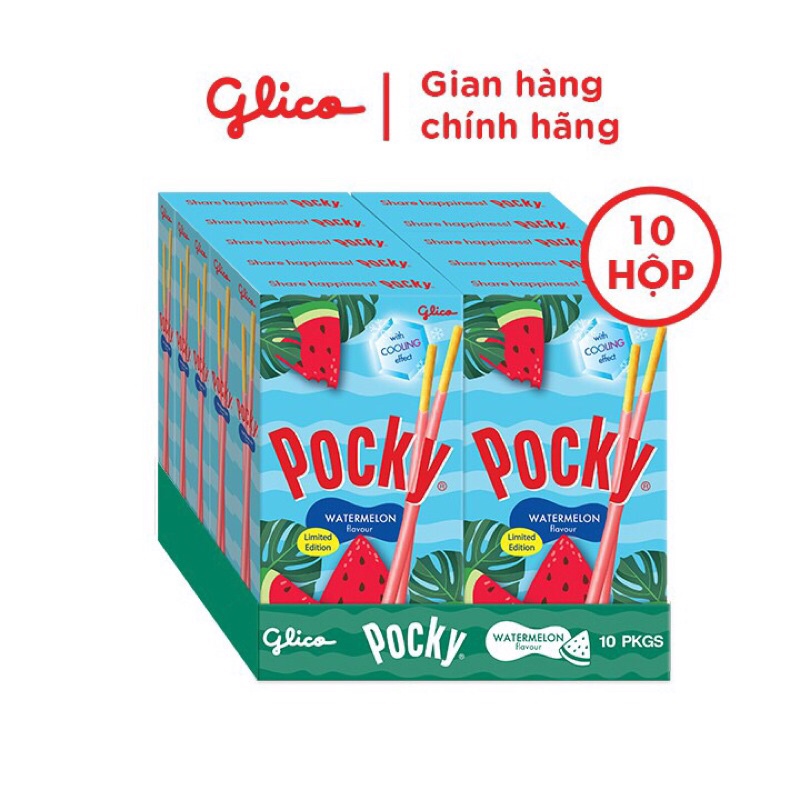 LỐC 10 HỘP BÁNH QUE POCKY ĐỦ VỊ