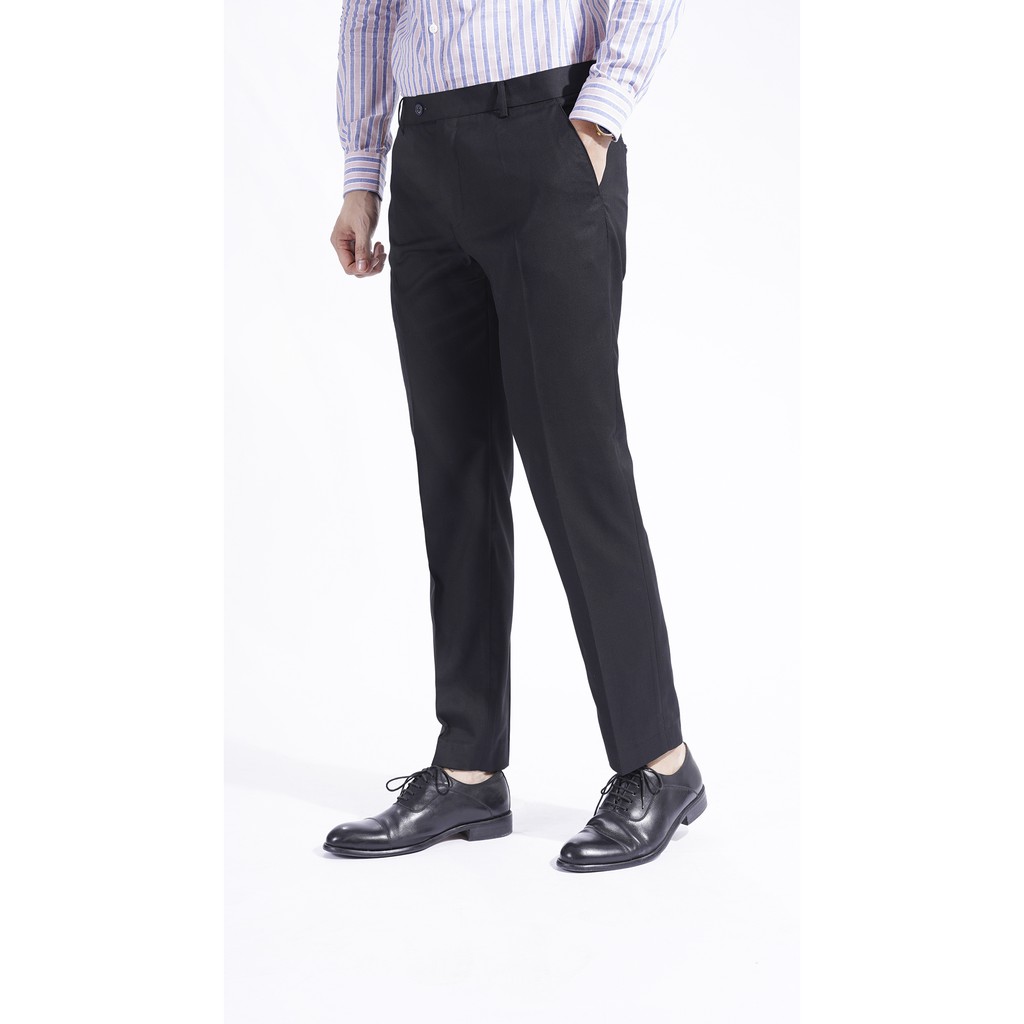 Quần Âu Nam Công Sở VENISCE - Màu Đen, Chất Liệu Sợi Vải Cotton, Thoải Mái Vận Động | BigBuy360 - bigbuy360.vn