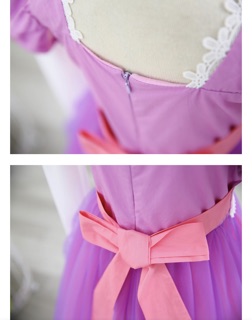 🎀 Váy công chúa Tóc mây Rapunzel cho bé