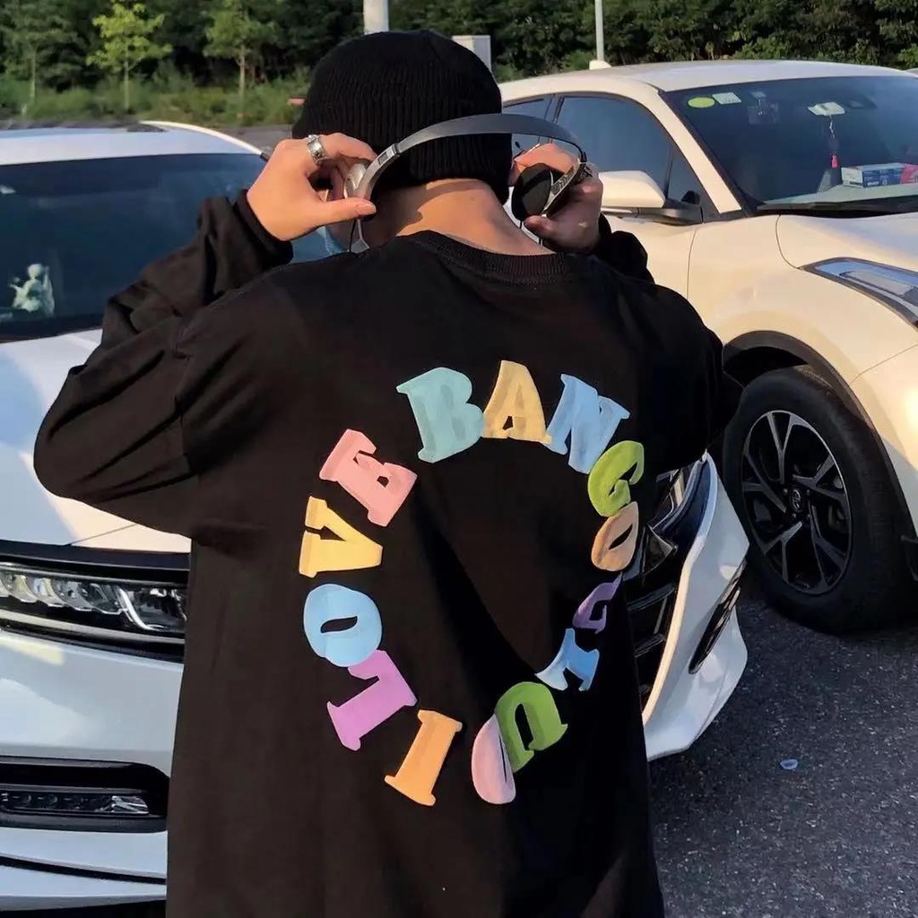 NRVP Áo Thun Nữ Dài Tay Cổ Tròn Thời Trang Hàn