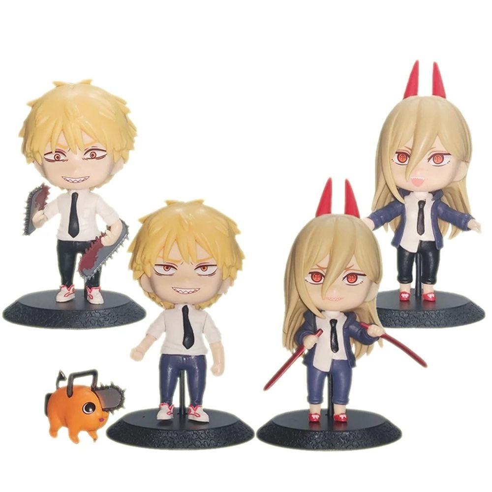 Bộ 4 Mô Hình Nhân Vật Chainsaw Man 10cm