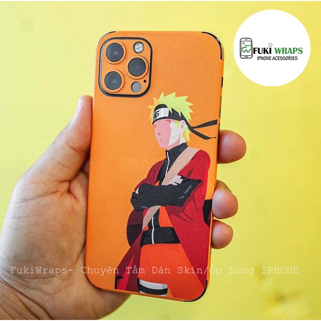 Tấm dán Skin, Ốp Lưng FULL VIỀN Dành Cho 13ProMax 12ProMax 11ProMax XSMAX X XS XR 7PLUS 6PLUS FukiShop