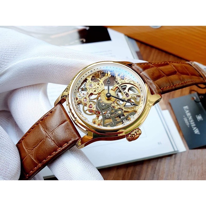 Đồng hồ nam  Earnshaw Skeleton .