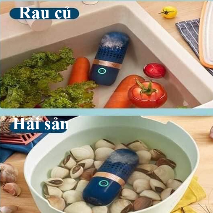 Máy khử trùng, tiệt trùng thực phẩm - Máy rửa trái cây, rau củ quả, thịt, cá - Loại bỏ dư lượng thuốc bảo vệ thực vật