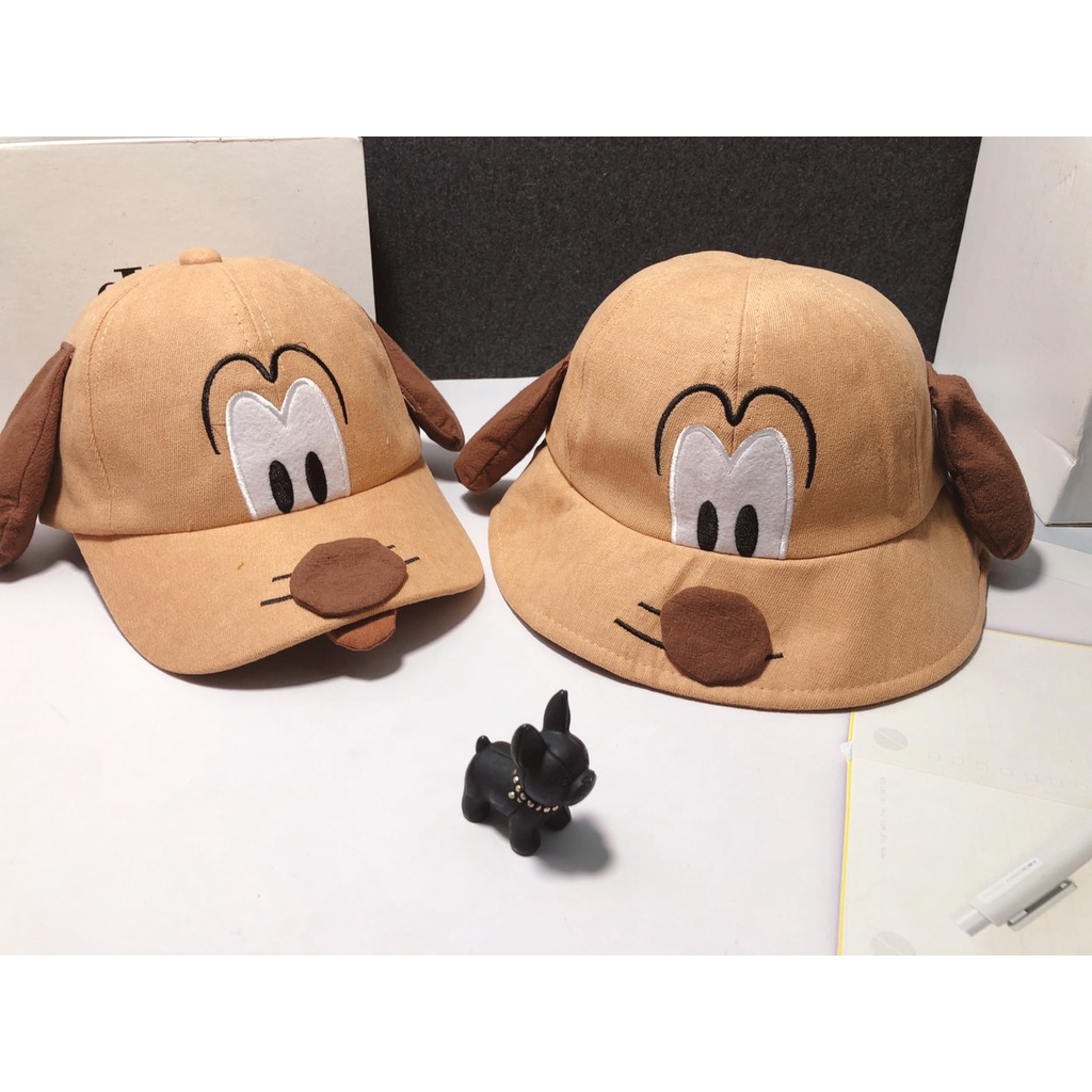 Combo 1 cặp mũ/nón trẻ em nhung thêu cho tai nâu kết 2t đến 6tuổi + bo 1tuổi đến 3tuổi cực dể thương