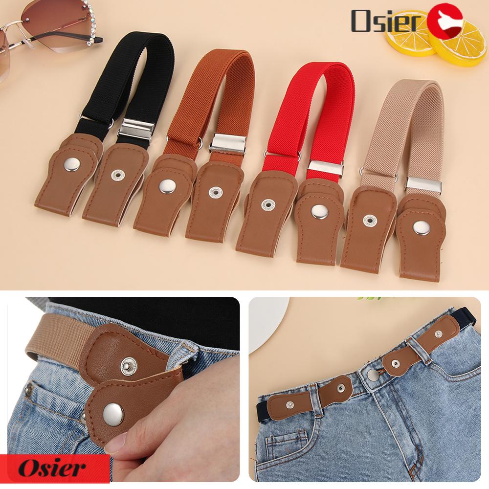 Thắt Lưng Vải Canvas Không Khóa Osier 1 Thời Trang Cho Nam Nữ