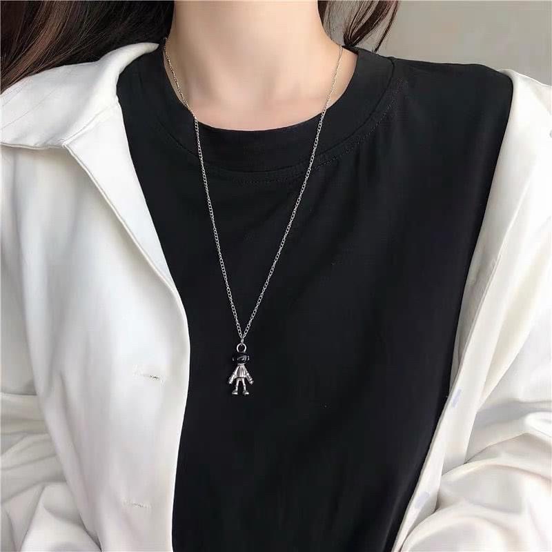 (XẢ HÀNG) Vòng cổ cá tính kim loại fancy