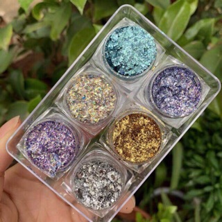 Nhũ kim tuyến gel siêu sáng-k cần dùng keo.