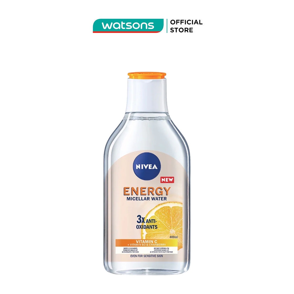 Nước Tẩy Trang Nivea Energy VITC Dưỡng Sáng Và Chống Oxy Hóa 400ml