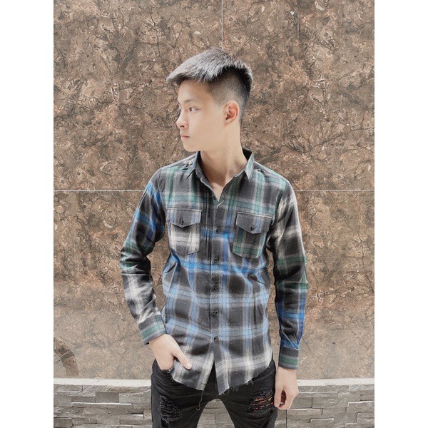 [Ảnh Thật] Áo Sơ Mi Nam Kẻ BBR - Áo Sơ Mi Nam Cao Cấp
