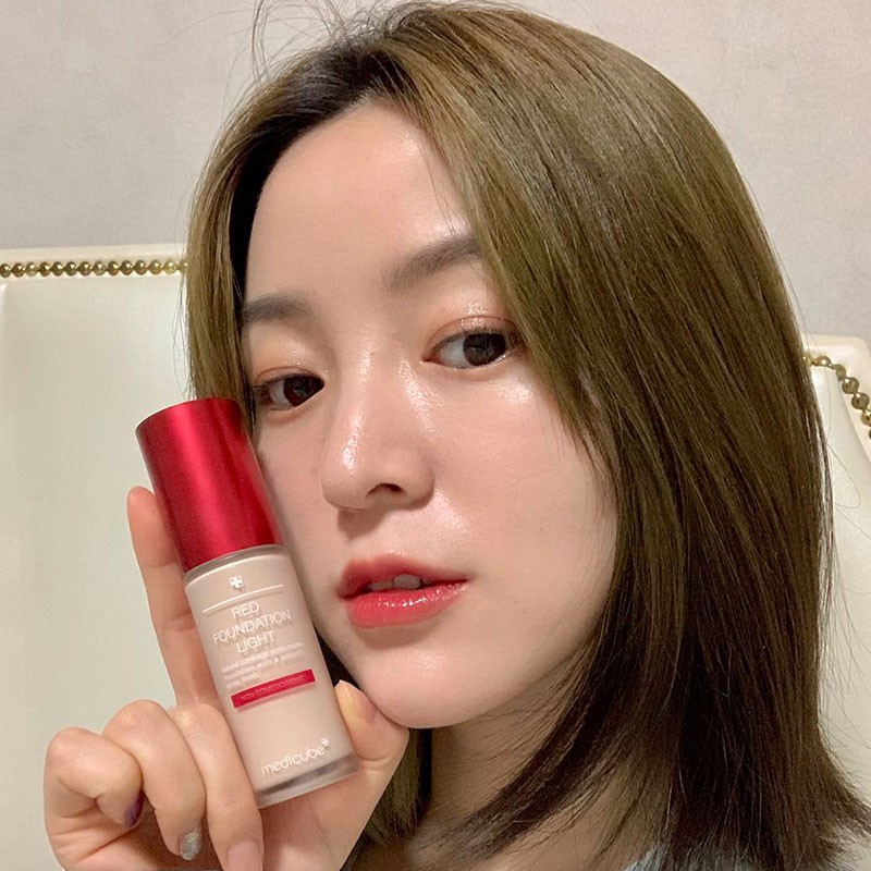 ❁♟Korea medicube Liquid Foundation Kem Nền Che Khuyết Điểm Kiểm Soát Dầu Dưỡng Ẩm Lâu Dài BB Cream