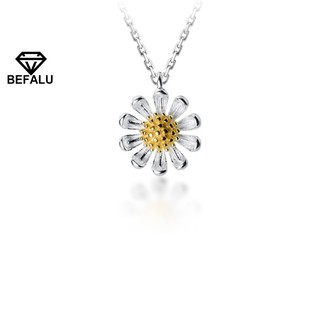 Dây chuyền nữ bạc 925 hình hoa cúc befalu - vc18