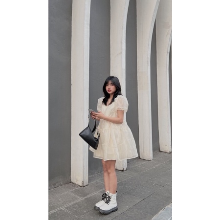 VÁY BABYDOLL 2 LỚP ẢNH CHỤP THẬT