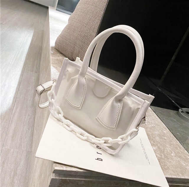 Set túi mini xinh xắn nhiều màu có dây đeo, xích